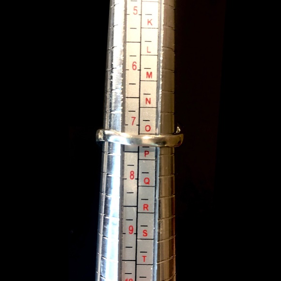 Genuine Sterling Silver Abalone Bypass Ring Sz 7.5 - Picture 15 of 15